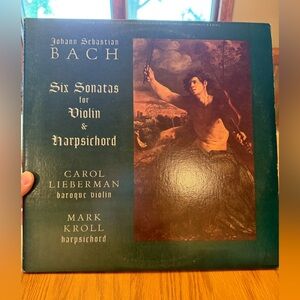 Johann Sebastian Bach Six Sonatas Vinyl Record